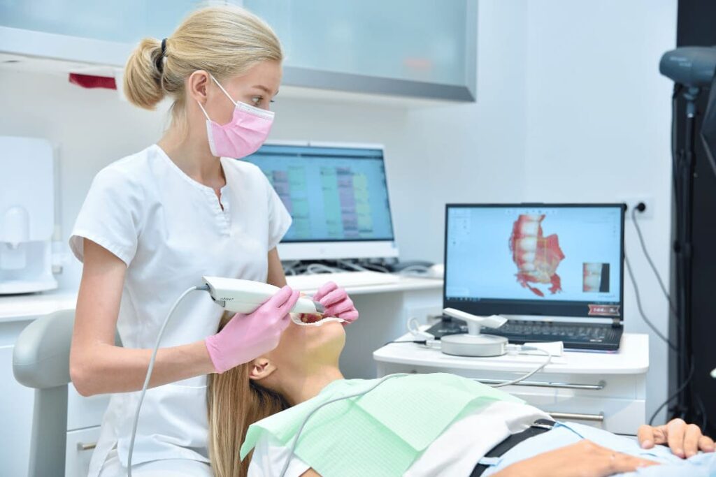 digital dental impression scan